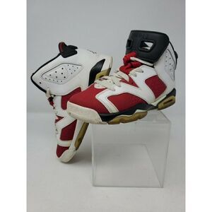 Nike Air Jordan 6 Retro BG Carmine Kid Size 4.5Y - 384665-160